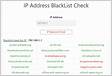 IP Blacklist Email Blacklist Chec
